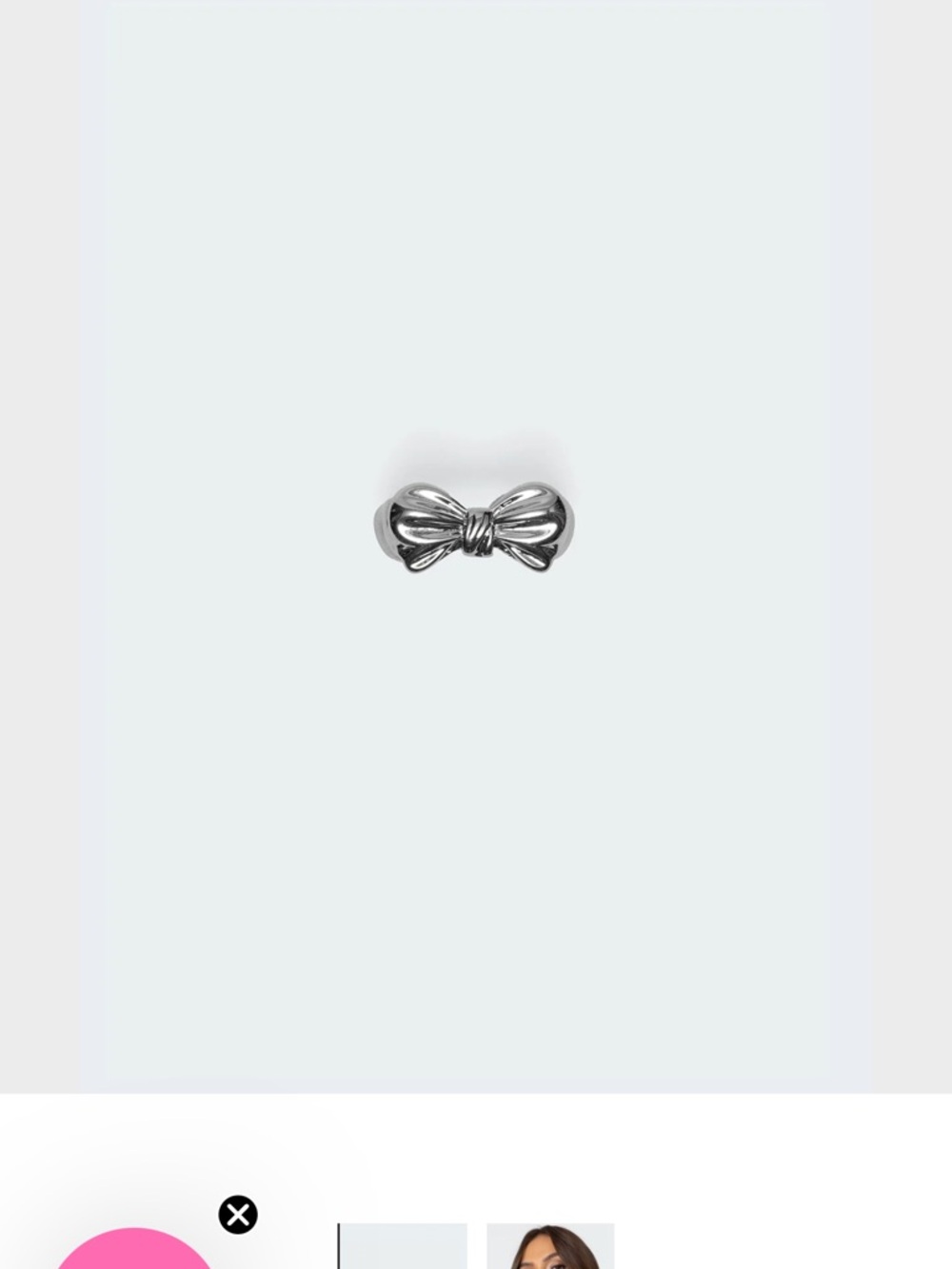 Edikted Silver Bow Ring